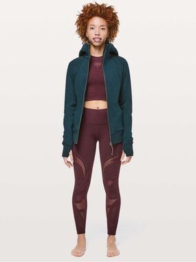 Lululemon Size 12 Maroon/Burgundy Leggings